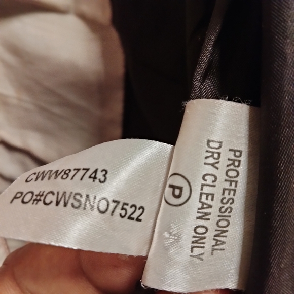 Calvin Klein Women's Size Double Breasted 100% Wool Red Peacoat (Size 14 - Picture 12 of 15